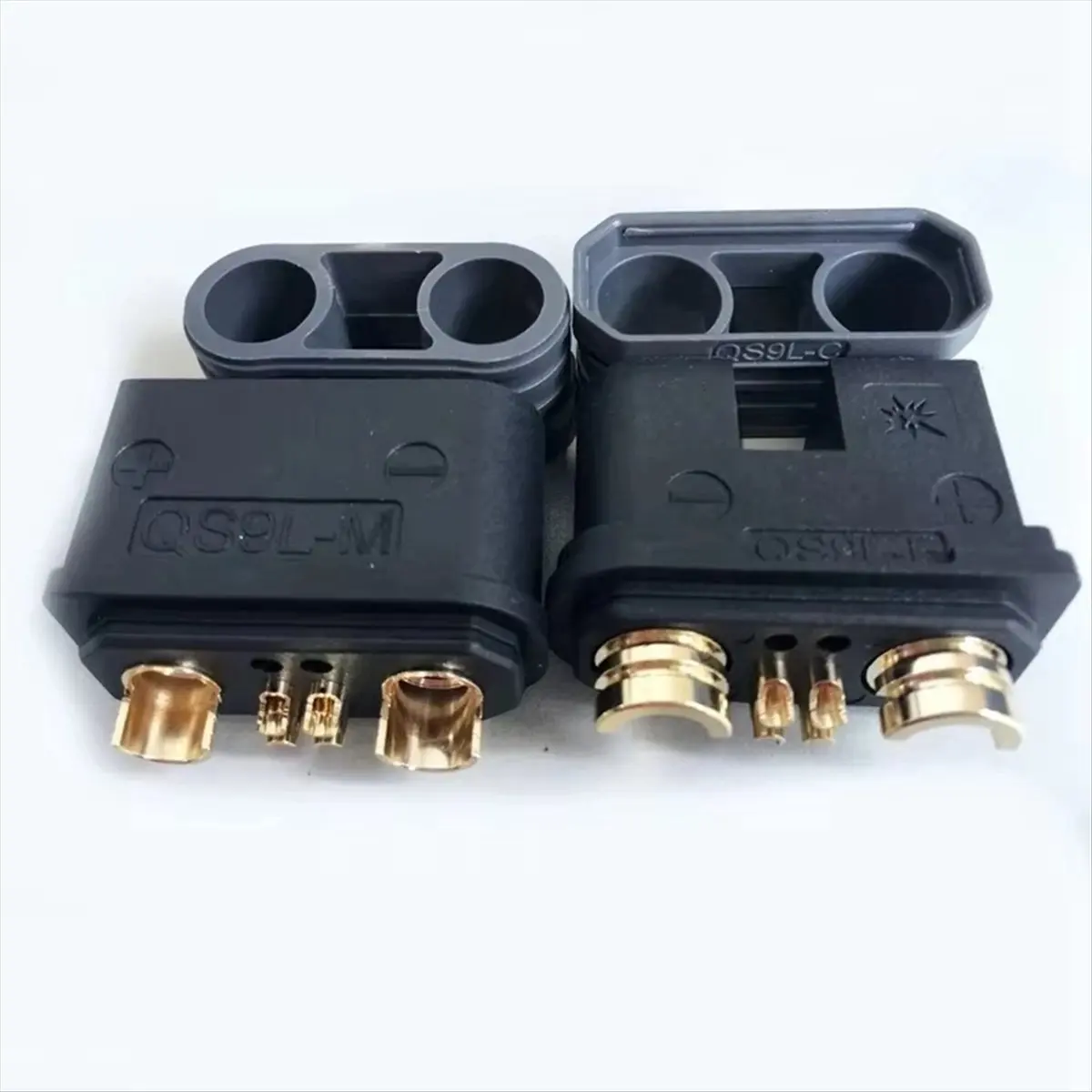 

A32M QS9L Anti-Spark Male Female Gold Banana Plug 180A Power Supply Battery Connector with Resistance for RC Agriculture UAV