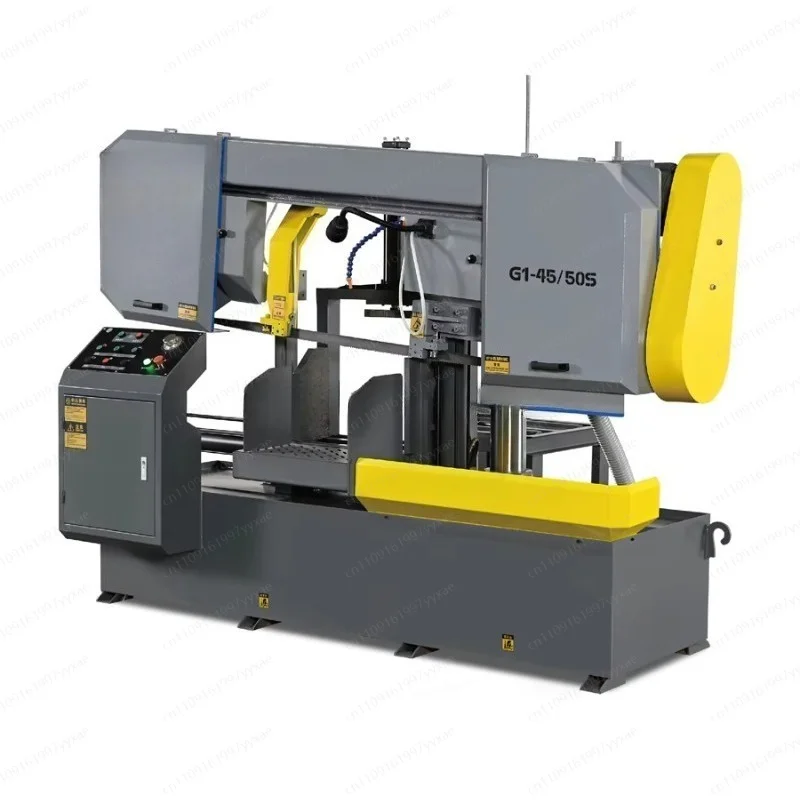 Automatic horizontal band saw industrial metal cutting machine new manual band saw engine