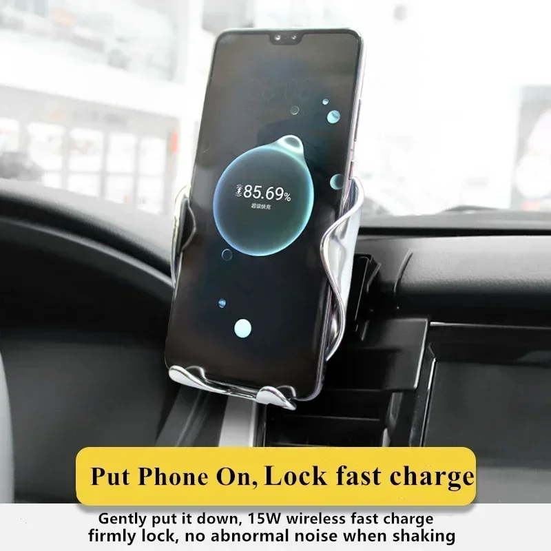 2018-2021 For Mitsubishi Pajero Sport Mobile Phone Holder Wireless Charger Car Phone Mount Navigation Bracket GPS Support 360