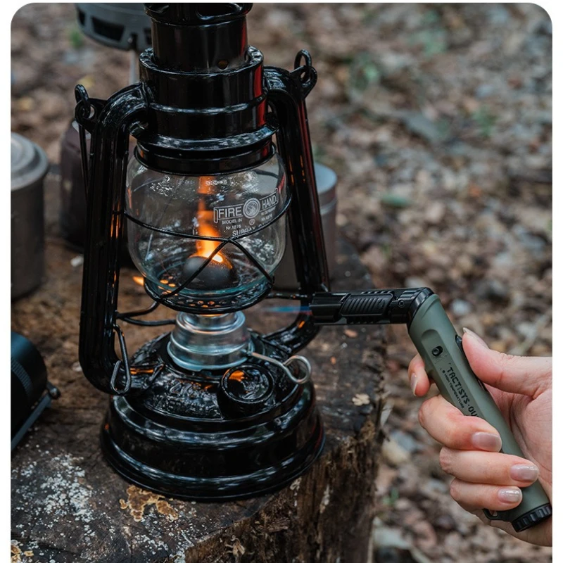 

Уличная гибкая зажигалка-фонарь для кемпинга и барбекю, с циркуляционным надувным механизмом 360° ° Запуск двигателя с обратным вращением