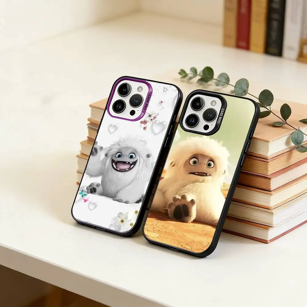 

A-Abominable 2 Phone Case For iPhone 17,16,15,14,13,12,11 Plus,Pro Max,XS,Colored Silver Plated Inside Cover