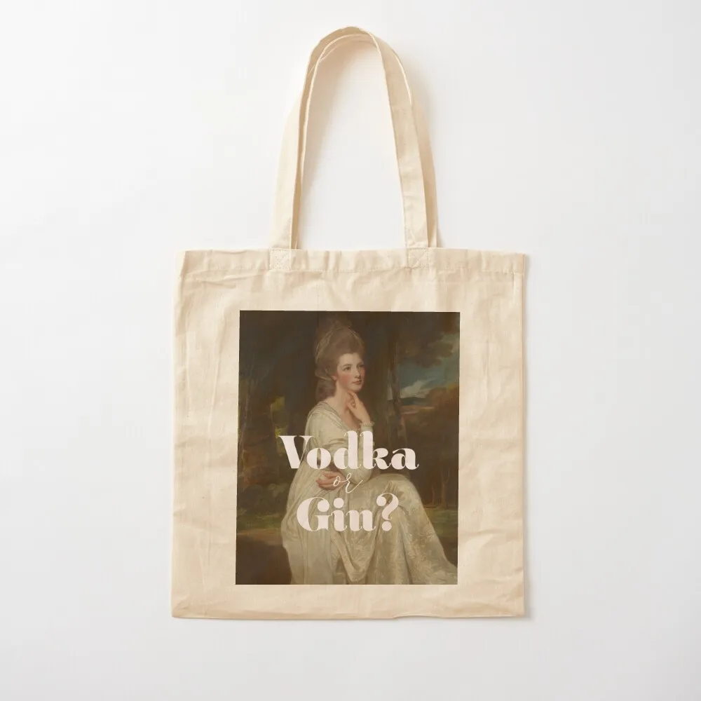 Vodka or Gin Tote Bag bags luxury women tote bags aesthetic canvas bags Canvas Tote Bag