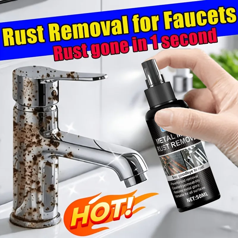 Powerful Rust Removal Spray Protects wheel hubs and brake drums.Suitable for rust removal on household metal surfaces, kitchen