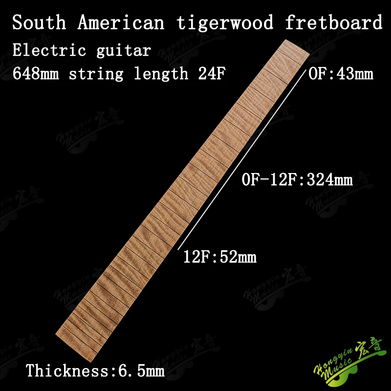 Electric guitar folk-style fretboard with 20-24 frets. Materials and accessories for repairing and maintaining guitars