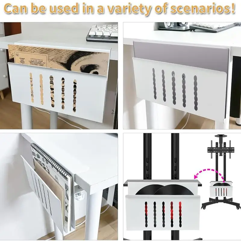 ที่หนีบโต๊ะจัดระเบียบอะลูมินัมอัลลอยตั้งแล็ปท็อปแนวตั้งไม่เจาะขาตั้งแล็ปท็อปแบบลอยตัวที่หนีบโต๊ะวางใต้โต๊ะ