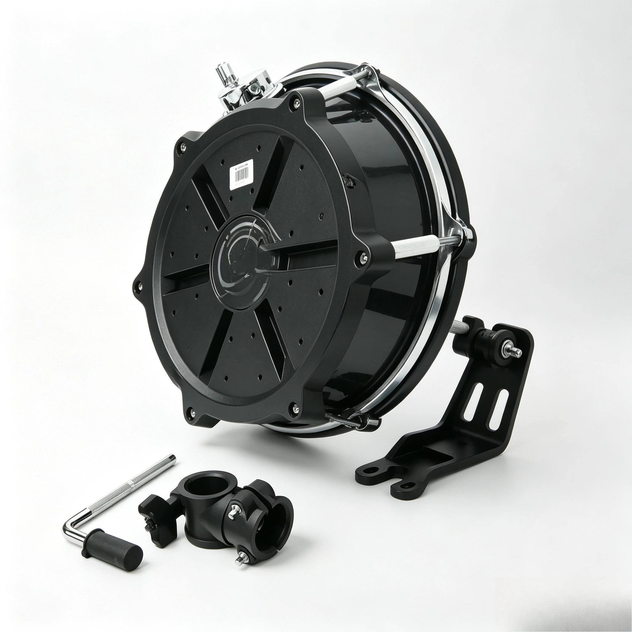 For Pad 10 Dual Zone Mesh Electronic Drum Set with Tom Holder and Clamp Accessories