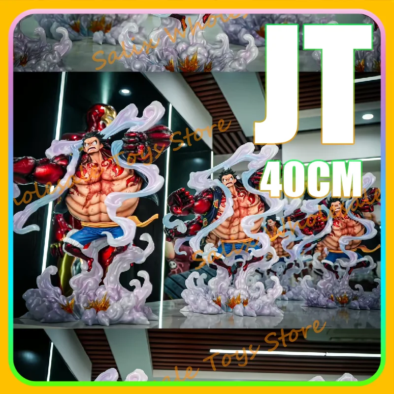 

JT Toys 40 см ONE PIECE Аниме Фигурка Шестерня четвертая Обезьяна Д. Луффи Фигурка Статуя из ПВХ Коллекция Модель Украшения Комнаты Подарки Игрушки