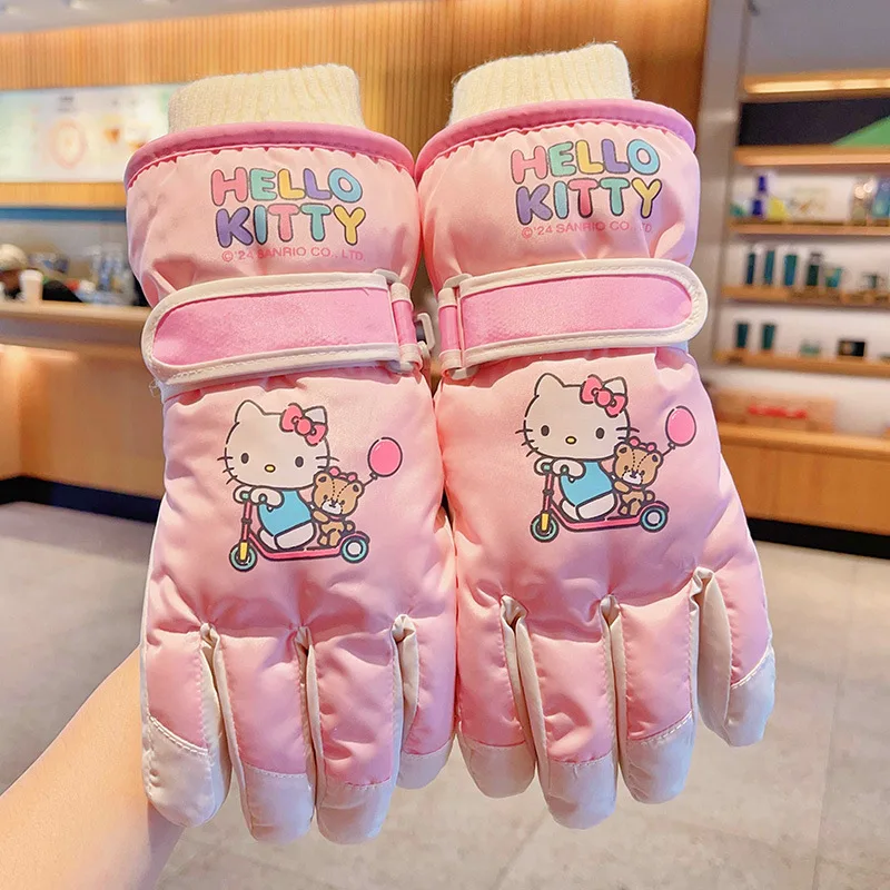 

Kt Kids Winter Soft-Fitting Casual Waterproof Ski Gloves - Warm, Insulating, Stylish Gift for Children