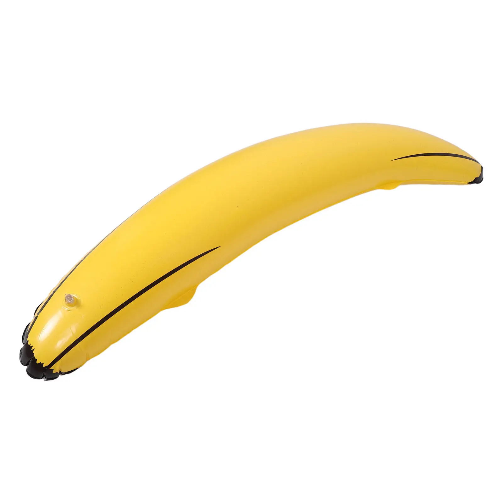 Aufblasbare Bananen-Pool-Luftmatratze, Sommer-Wasserdekoration, 180 cm lang, aus strapazierfähigem PVC-Material, für den Urlaub zum Schwimmen