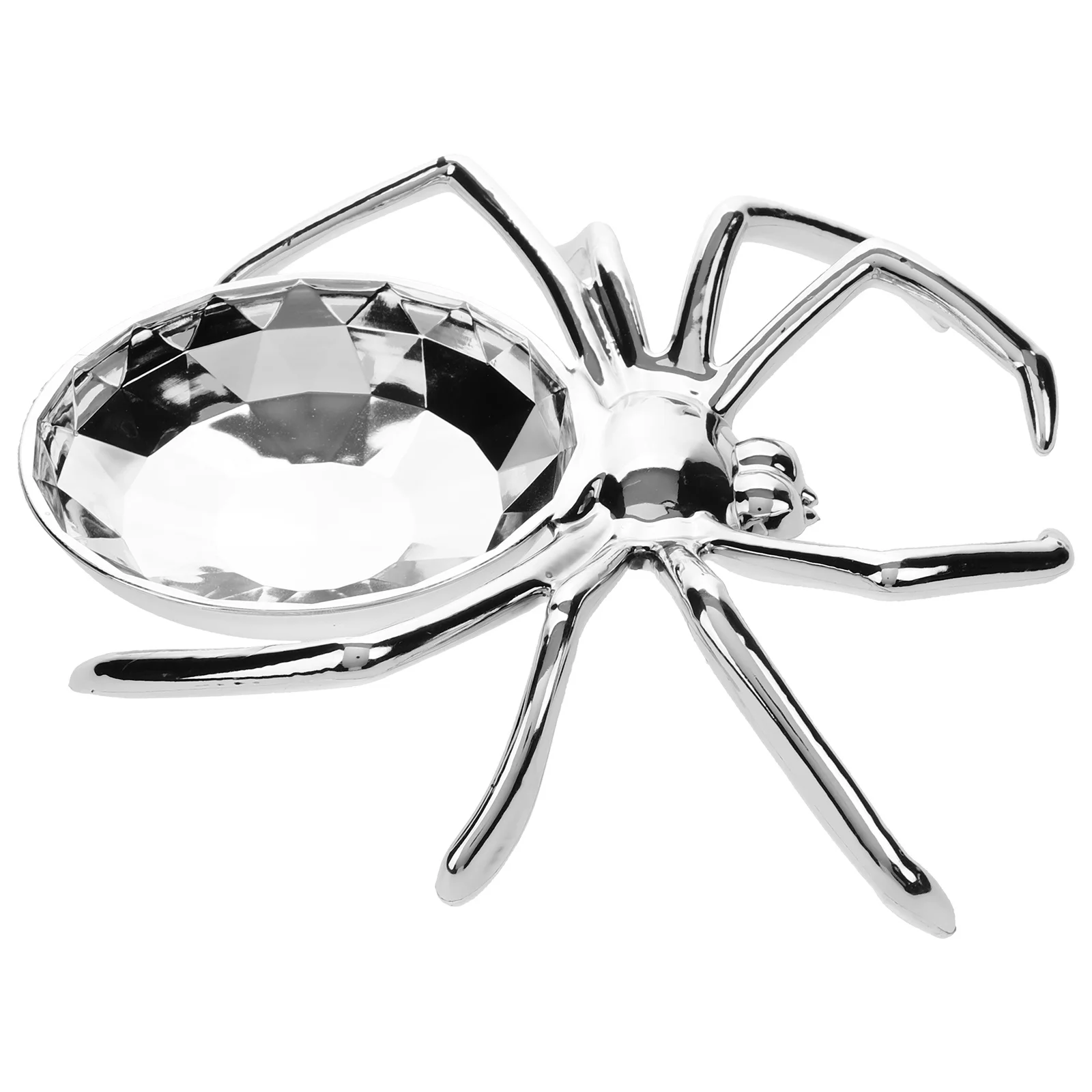 Reutilizável halloween aranha prato de frutas plástico lanche armazenamento prato de doces servindo prato desktop halloween servindo prato