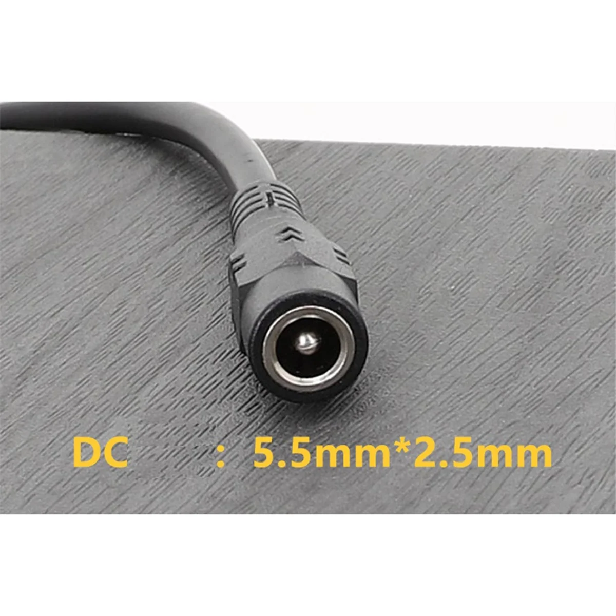 Cable de fuente de alimentación de disco duro DC 5525 a IDE, 12V a 4 pines grandes, con regulador de voltaje reductor