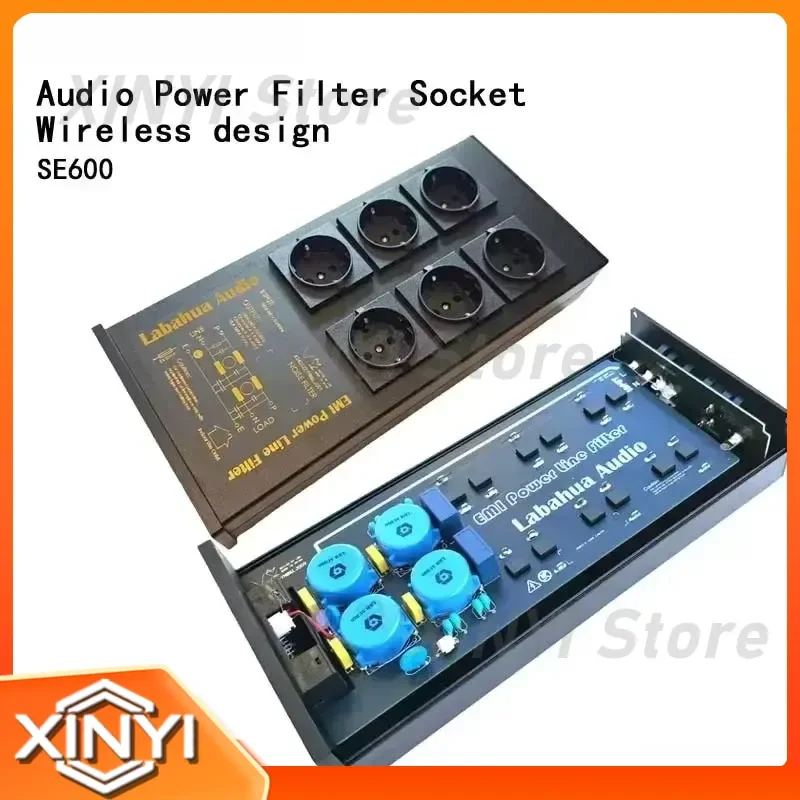 HIFI Audio Power Filter Socket for Lightning Protection Anti-interference Noise Reduction Wireless Design