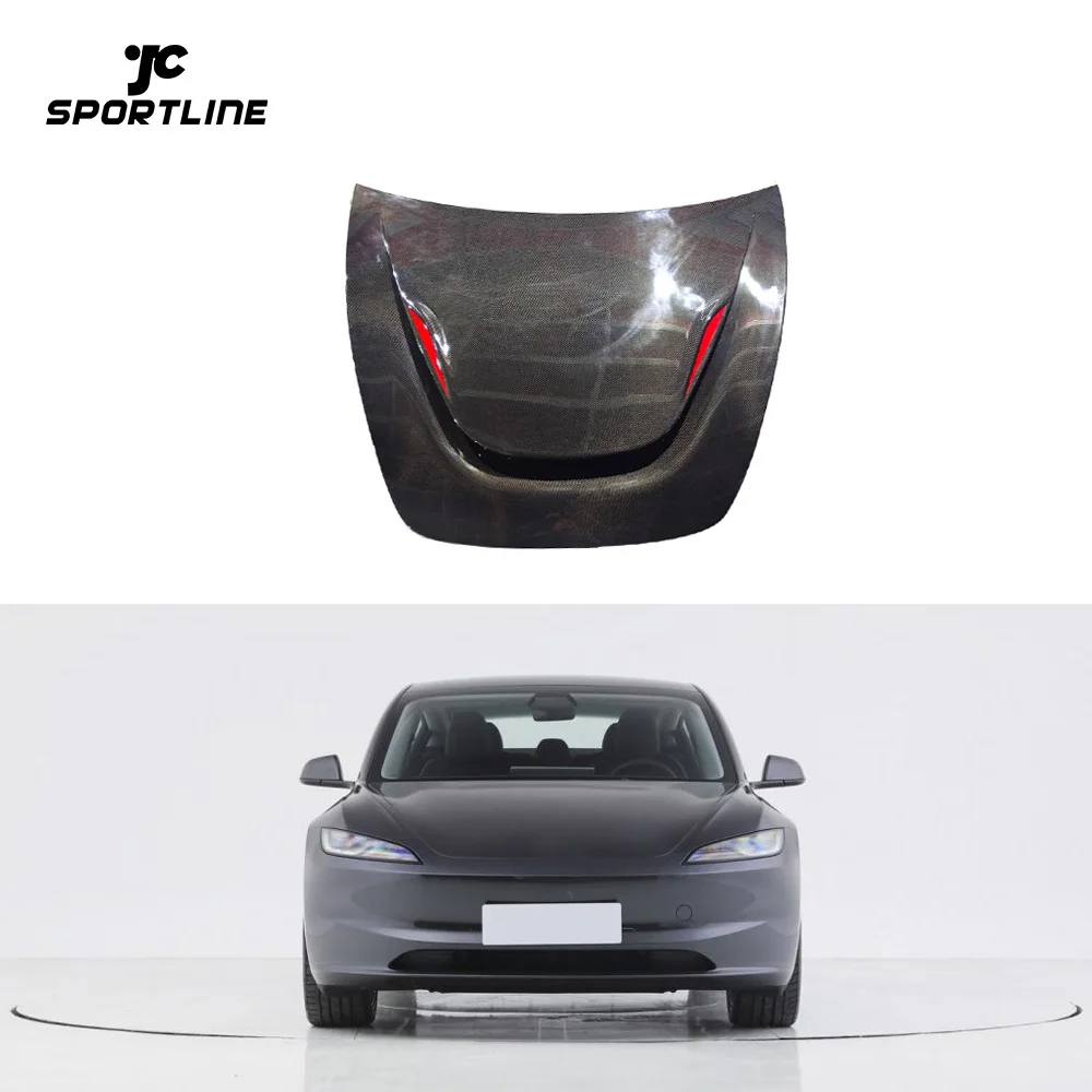 Dry Carbon Fiber Model 3 Front Trunk Hood For Model 3 Electric Car 2023