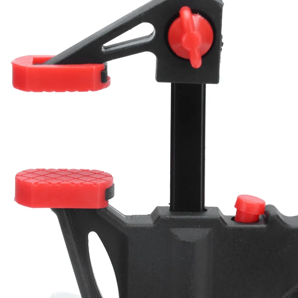 4pcs 4 Inch Bar Clamps Single Hand Operation High Hardness Quick Grip Clamps Ratchet Mechanism Long Service Life