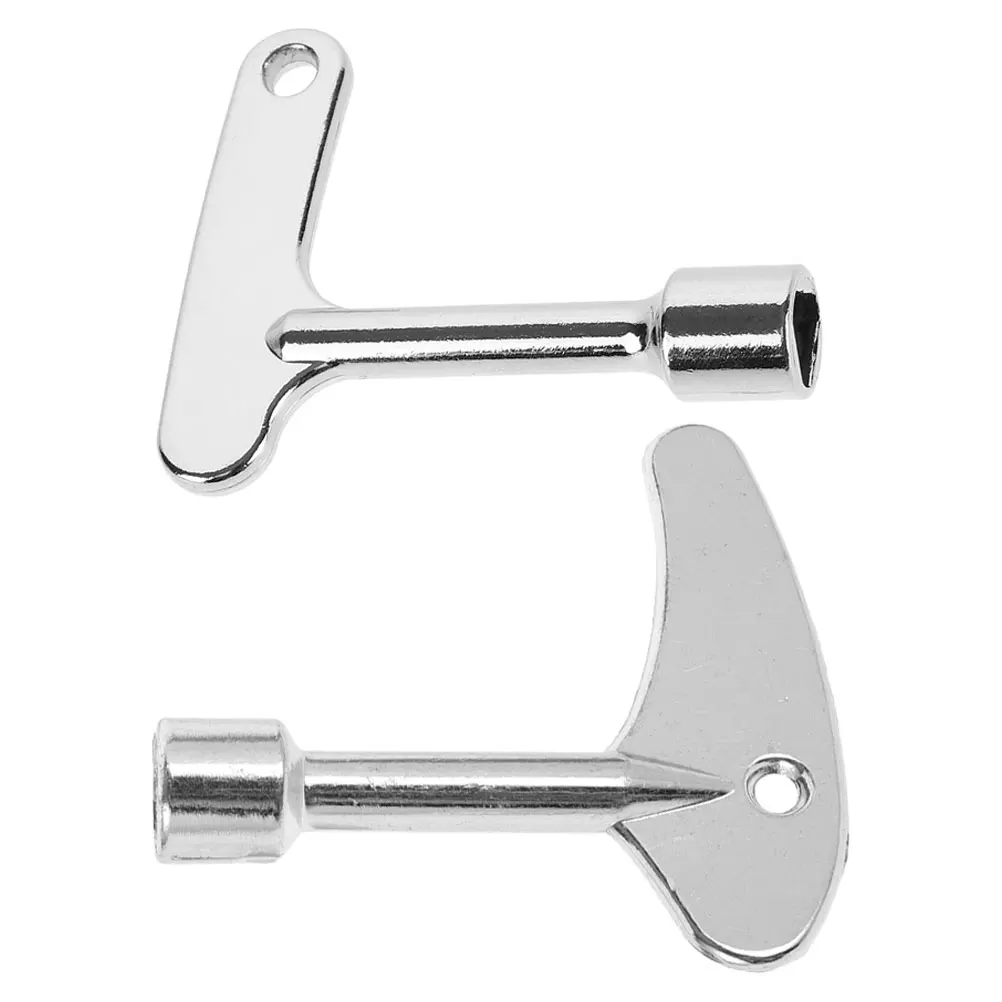 

2pcs Triangle Metal Ergonomic Waste Bin Keys Outdoor Garbage Can Spanner Socket Utility Keys For Trash Bin Key
