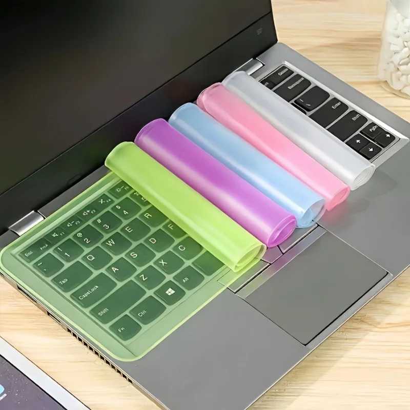 

1 шт. ультратонкая защитная пленка для клавиатуры, подходящая для ноутбуков 12-14 дюймов, водонепроницаемая и пылезащитная защитная пленка