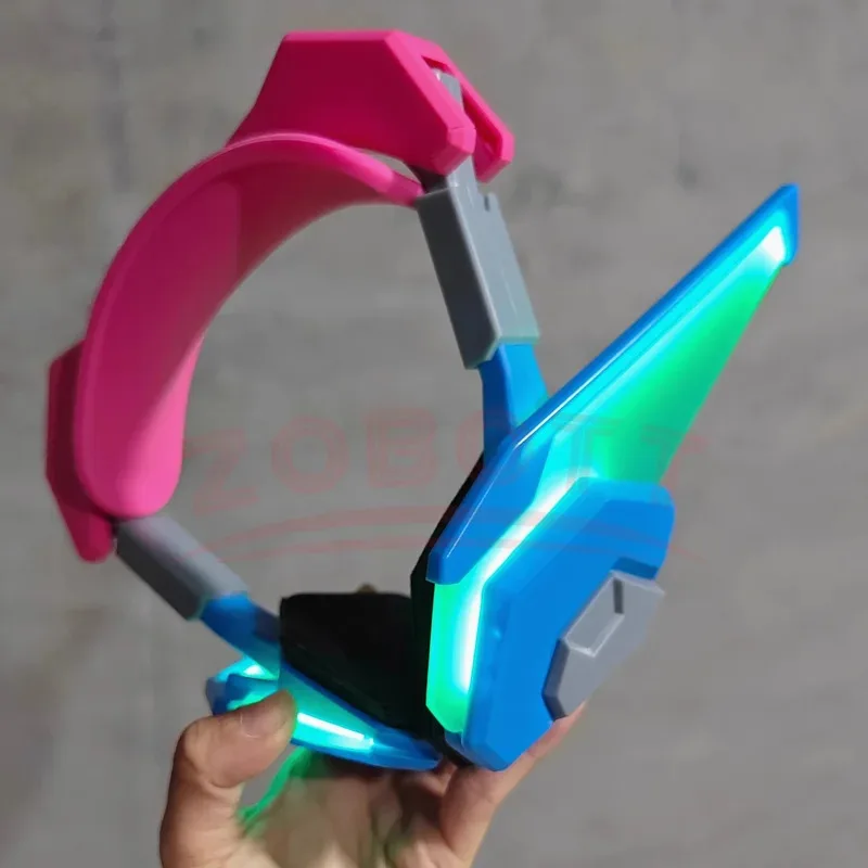 CyGame Overwatch D.Va سماعة رأس للموسيقى سماعة هانا سونغ Dva سماعة رأس خشبية الدعامة تأثيري اكسسوارات عيد الميلاد حفلة الهالوين T