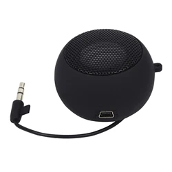 Mini Speaker Portable Rechargeable Travel Speaker with Aux Input Wired 3.5mm Headphone Jack