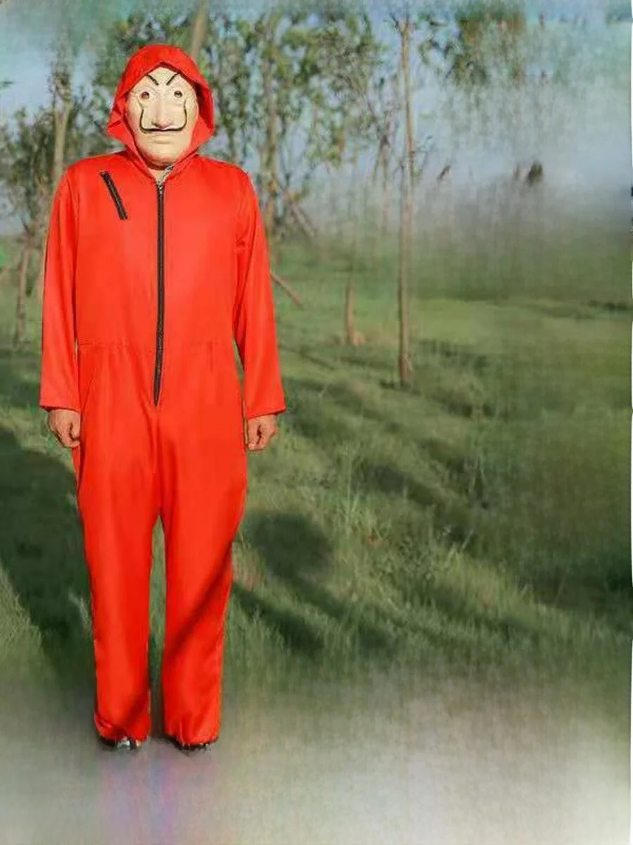 

Red Cosplay Jumpsuit loween Performance Costume Movie Prank Funny Traditional Chinese Clothing Women's Faion Spring