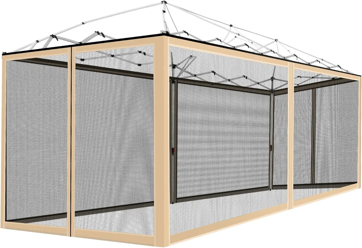 

Canopy Mosquito Net for 10x20 Pop up Canopy Gazebo Tent, Replacement Netting Screen Mesh Sidewalls for Patio, Backyard, Campi