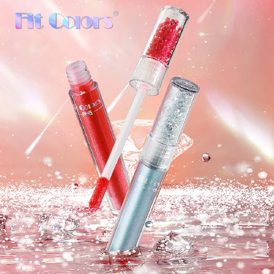 1pc Diamond Lip Gloss Gift Set Long Lasting Shiny Lip Tint Moisturizing Lip Oil Non Fade Cross border Hot Selling