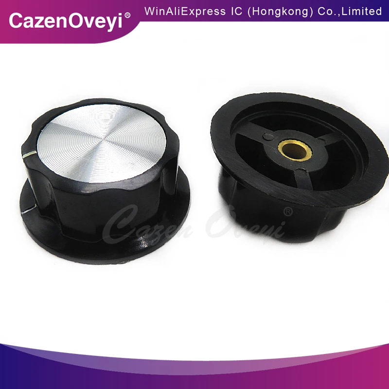 5 Stuk MF-A05 Potentiometer Knop Wh118/Wx050 Bakeliet Knop/Hoed Binnengat 6Mm