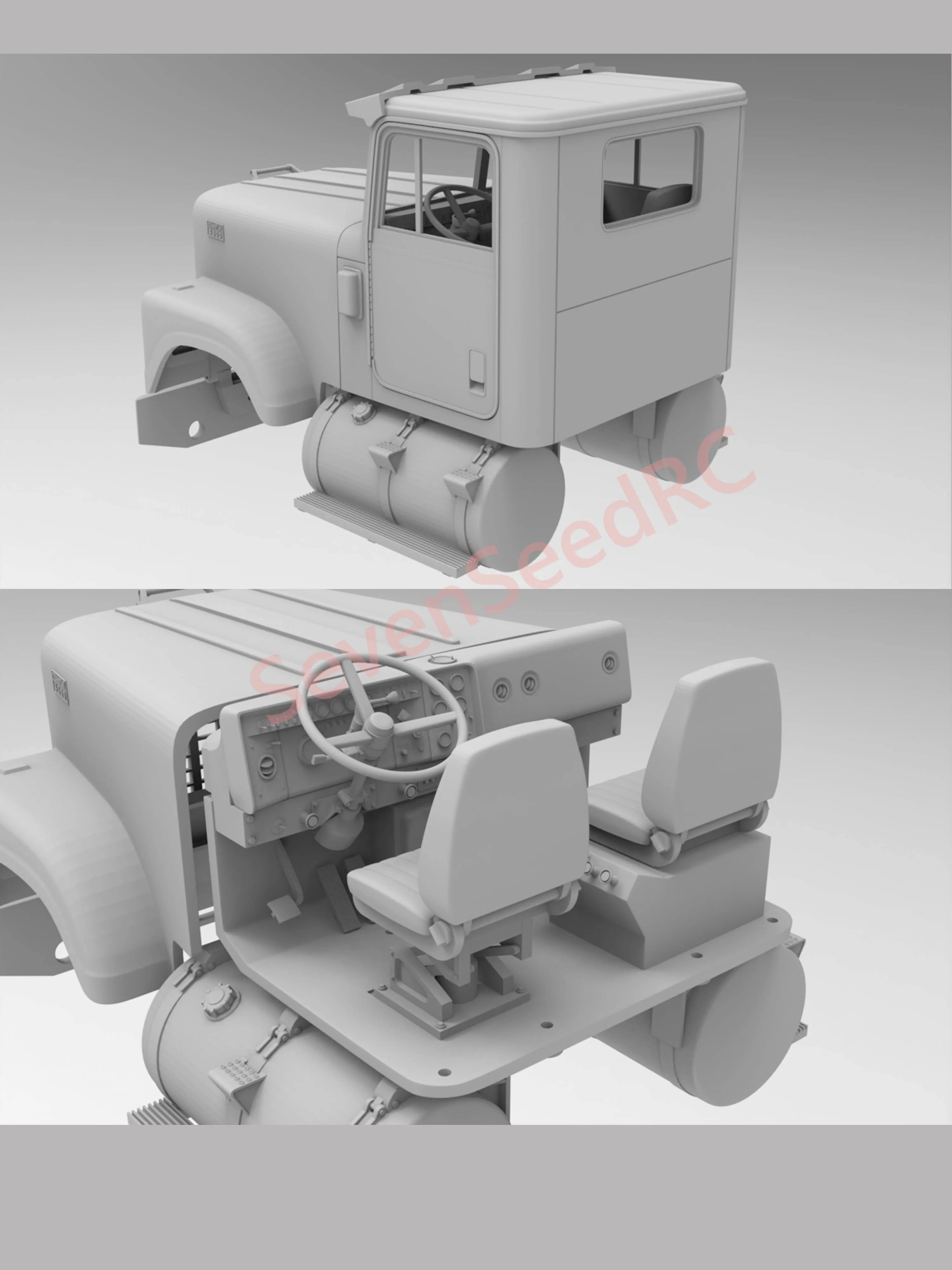 طقم كابينة شاحنة مطبوعة ثلاثية - مراجعة Model Kit Jdm وسعره