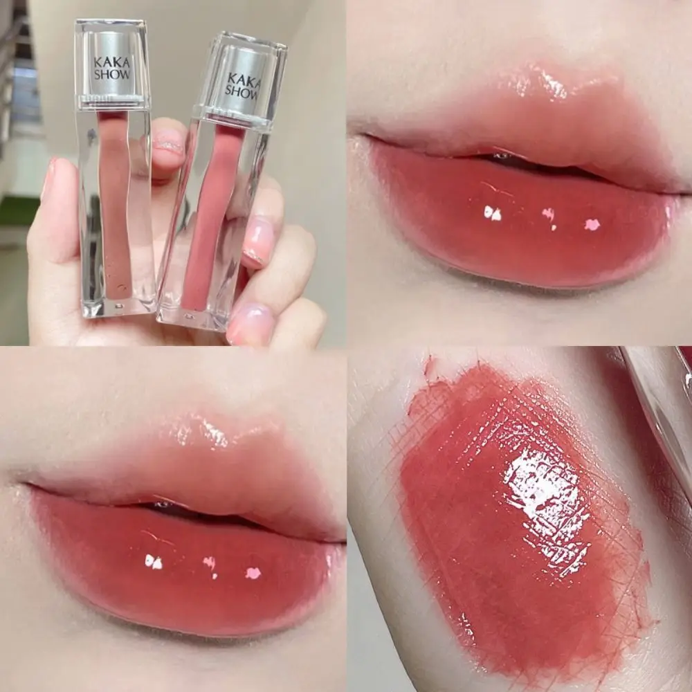 Waterdicht Transparant Water Gloss Lip Glazuur Langdurige Non-Stick Cup Vloeibare Lippenstift Zweetbestendig Helder