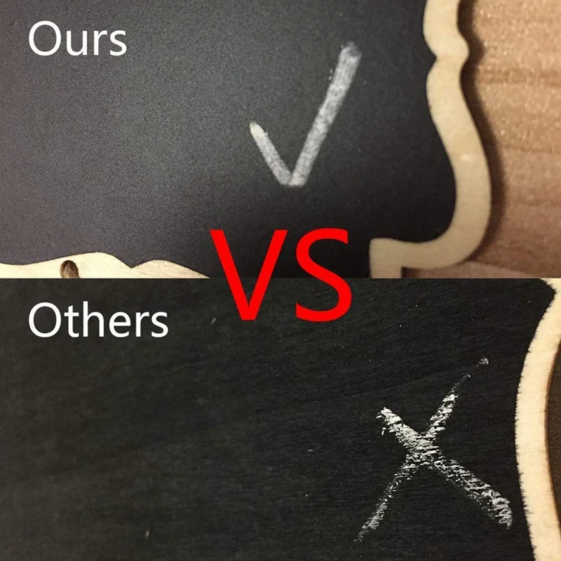 Мини-вывески для классной доски, 200 упаковок небольших этикеток для классной доски в рамке с подставкой для мольберта, деревянная доска для номеров столов