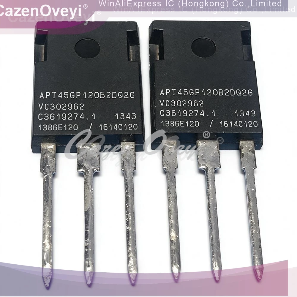 5PCS APT45GP120B2DQ2G TL2575ADJI IXSX35N120AU1 GPT40N60C2 TL1963A-1.5KTTR TLE5206-2G