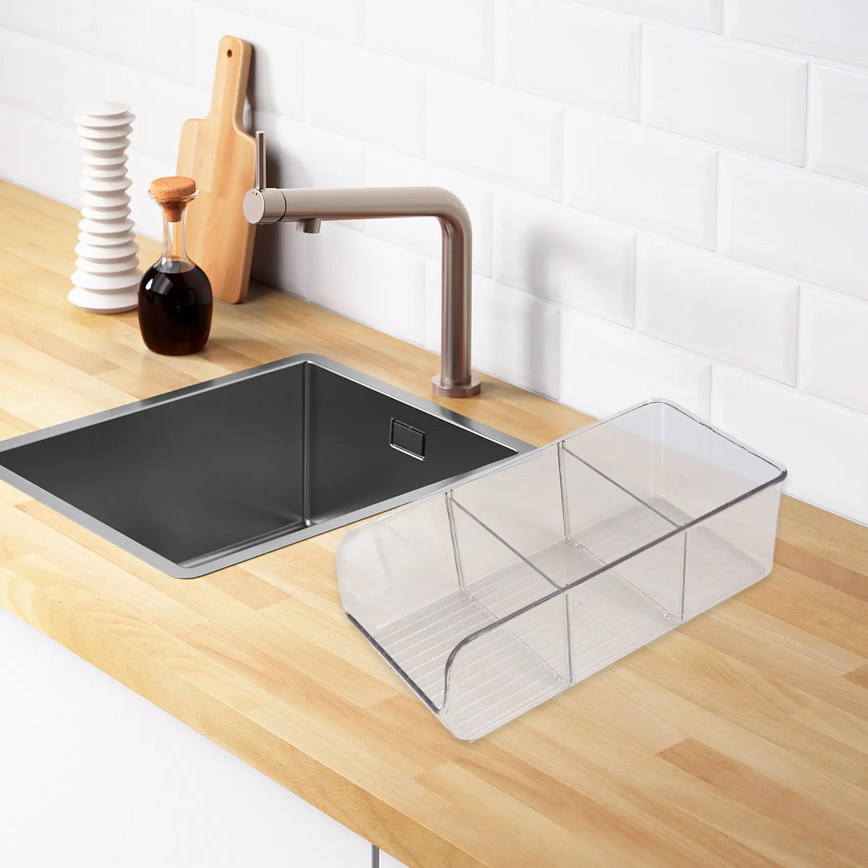 A84X-2Pcs Food Packet Kitchen Storage Organizer - Holds Spice Pouches, Dressing Mixes In Pantry, Cabinets Or Countertop