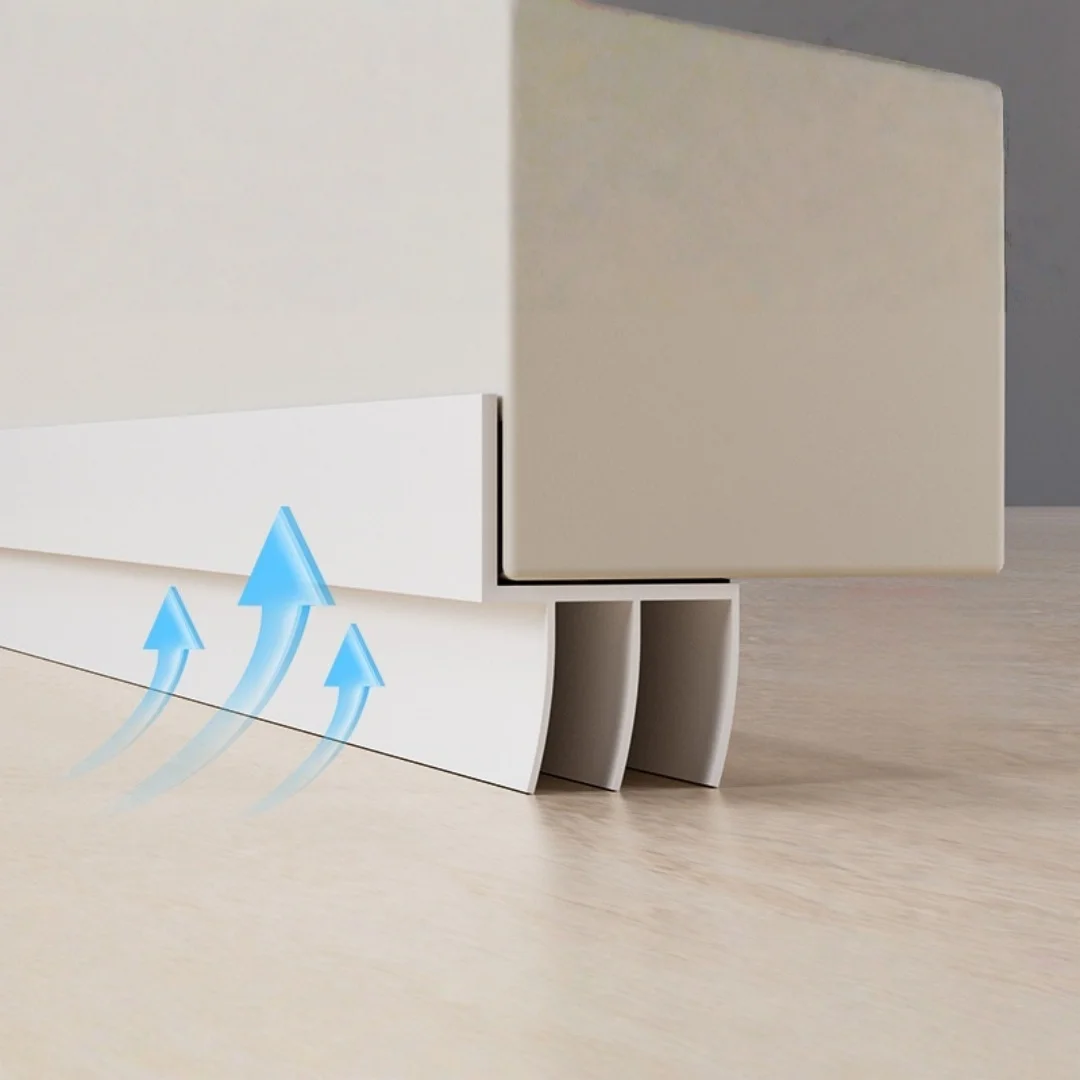 1PC 91cm/35.83inch Door Bottom Seal Strip SoundProof Dustproof Door Gap Baffle Soft  Waterproof Seal Strip