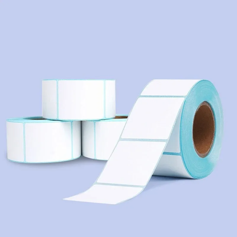 20-50mm multi-size thermal label white blank label thermal label POS printer sticker paper