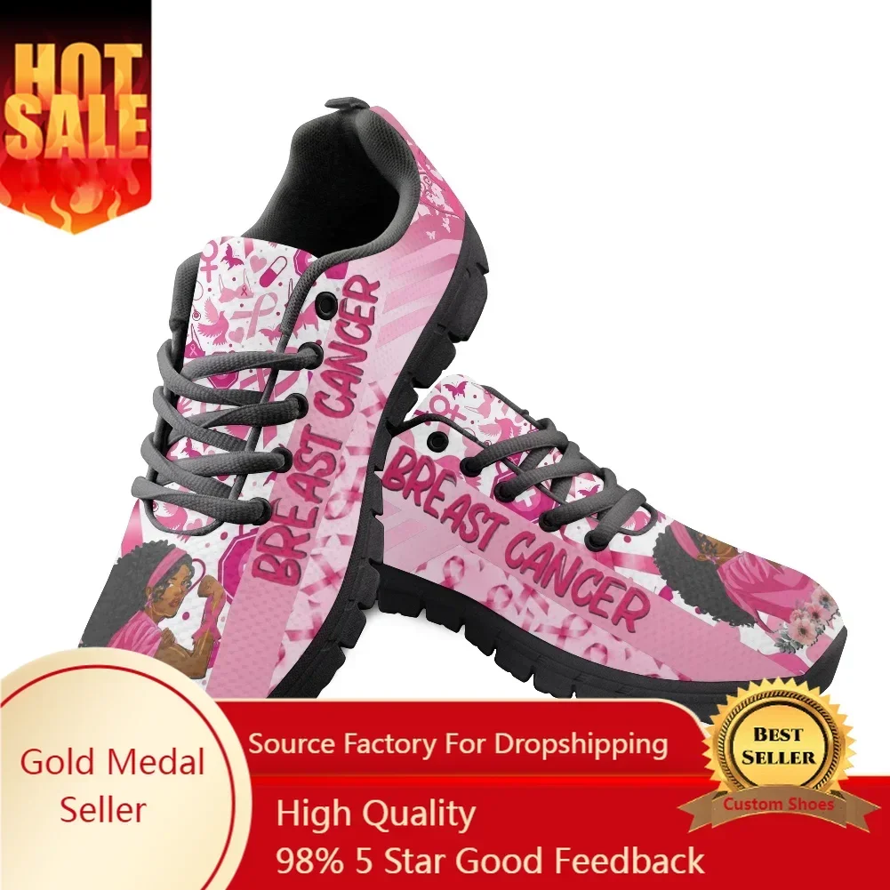 

Cancer Survivor Breast Cancer Sports Shoes Mens Womens Teenager Kids Children Customized Sneakers High Quality Couple Shoes