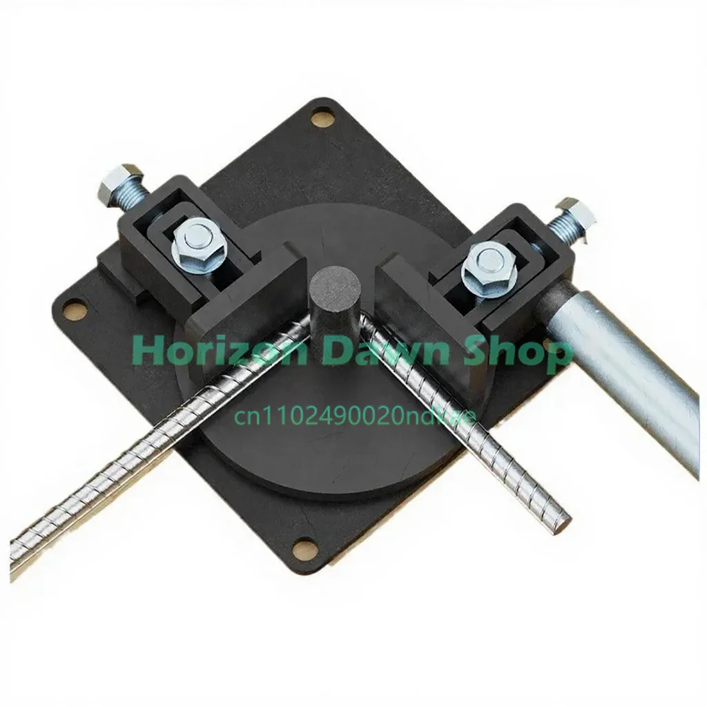 Small manual steel bar bending machine Flat iron bending machine, round steel bending right angle hand tools