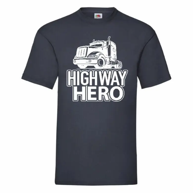 Highway Hero Lorry Driver   Tees High Quality 100%Cotton Short Sleeve