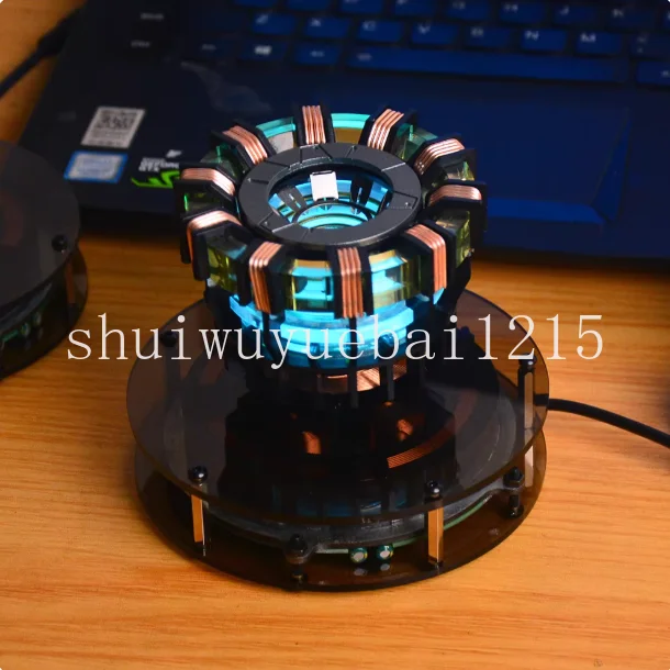 Magnetic levitation reactor desktop figurine black technology toy table set good things gift