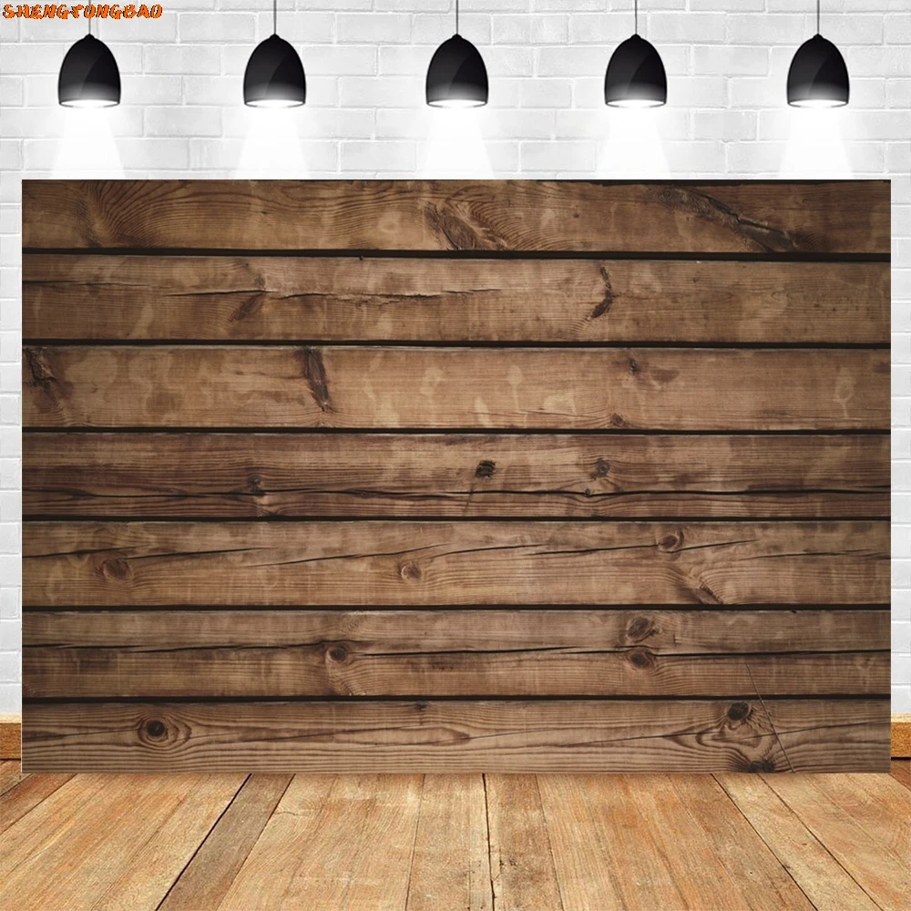 خلفية خشبية ريفية للتصوير الفوتوغرافي باللون البني الخشبي لتزيين أعياد الميلاد وحفلات أعياد الميلاد للأطفال والحيوانات الأليفة وخلفية استوديو الصور