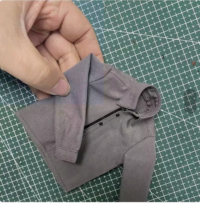 Acessórios de roupas de soldado pequeno 1/6, camisa de manga comprida, modelo superior, brinquedo adequado para corpo de figura de ação de 12 '', em estoque