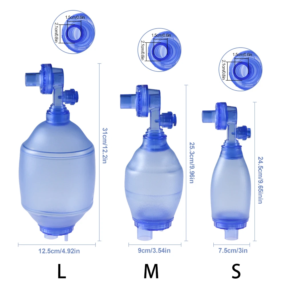 First Aid Manual Resuscitator Portable PVC CPR Emergency Device For Cat Dogs Animal Rescue Tool Veterinary Equipment Vet Clinic view 4