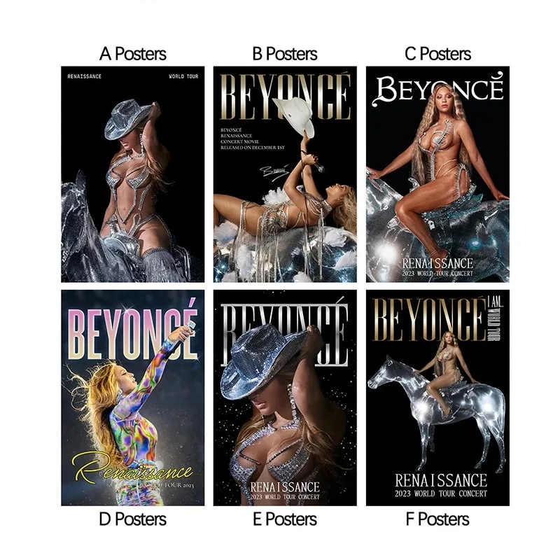 Diva Beyonce Renaissance 2023 World Tour Music Album Poster Canvas Painting Singer Wall Art Pictures Home Decoration Fans Gift