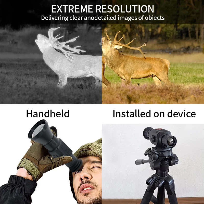 نطاق حراري للصيد طويل المدى مع نطاقات وملحقات دقة 640*512 #3