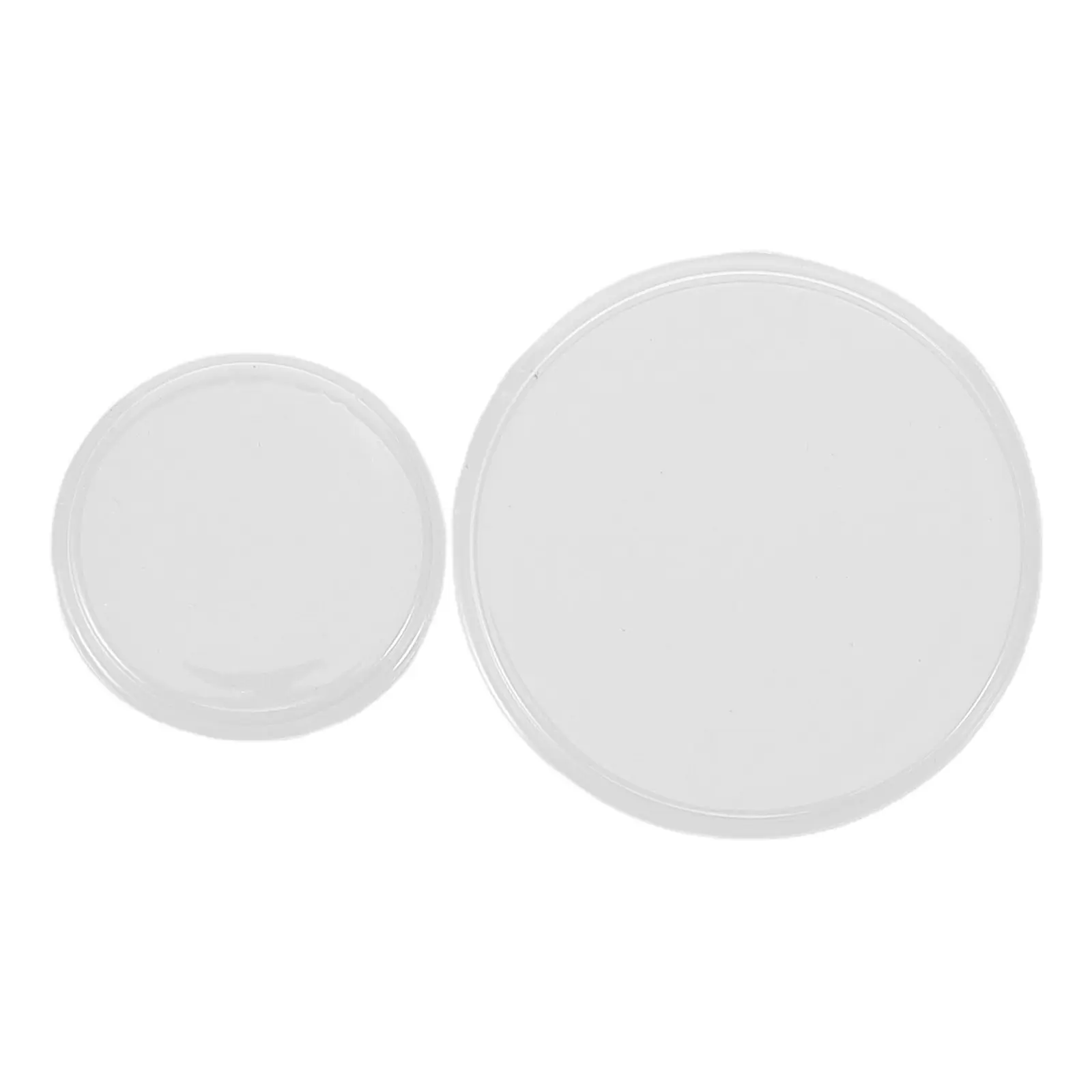 2Pcs Stethoscope Diaphragm Replacement Pediatric and Adult Suspended Membrane Accessories Clear Sound Transmission Stethoscope