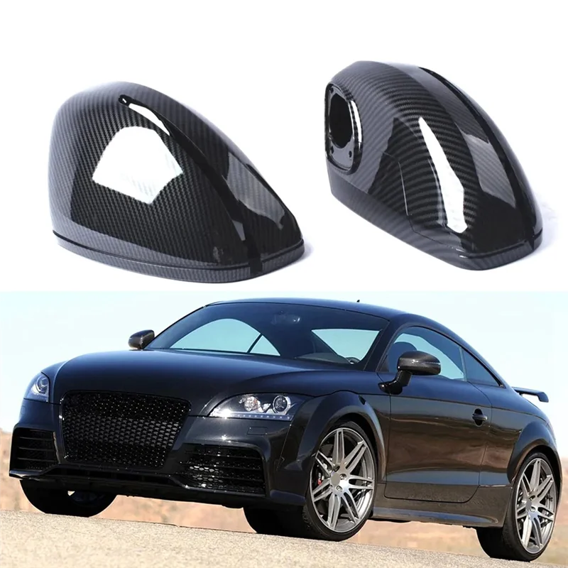 

НОВИНКА-для TT Coupe MK1 2000-2006 LHD модифицированный корпус зеркала из углеродного волокна, крышка зеркала заднего вида