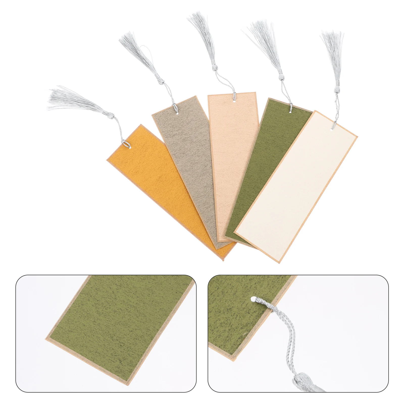 5 Pcs Style Custom Bookmark Make Your Own Bookmark Bulk Bookmarks DIY Blank Cardstock Bookmarks Tassel for Kids Adults Bulk