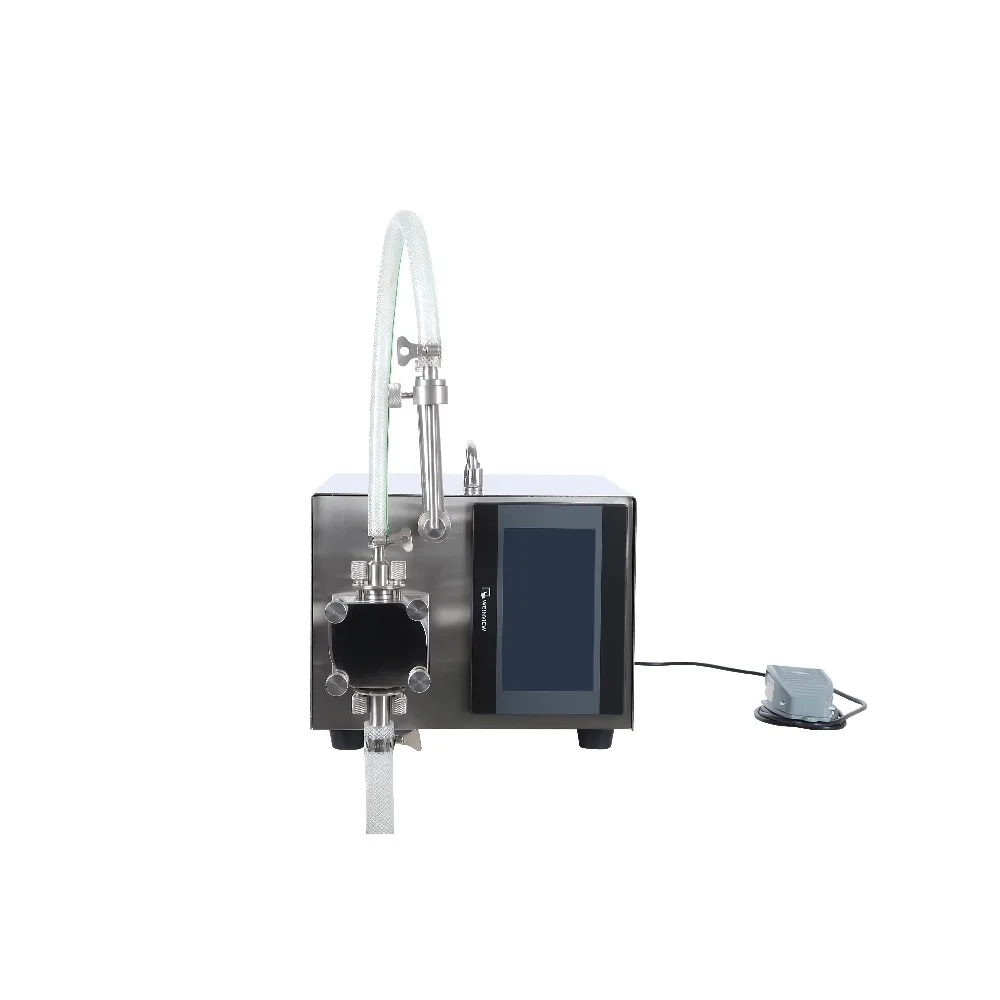 TODF-100 سطح الطاولة المحمولة دليل صغير التحكم الرقمي والعتاد مضخة قارورة آلة تعبئة الزجاجات السائلة للزيت العطري #4