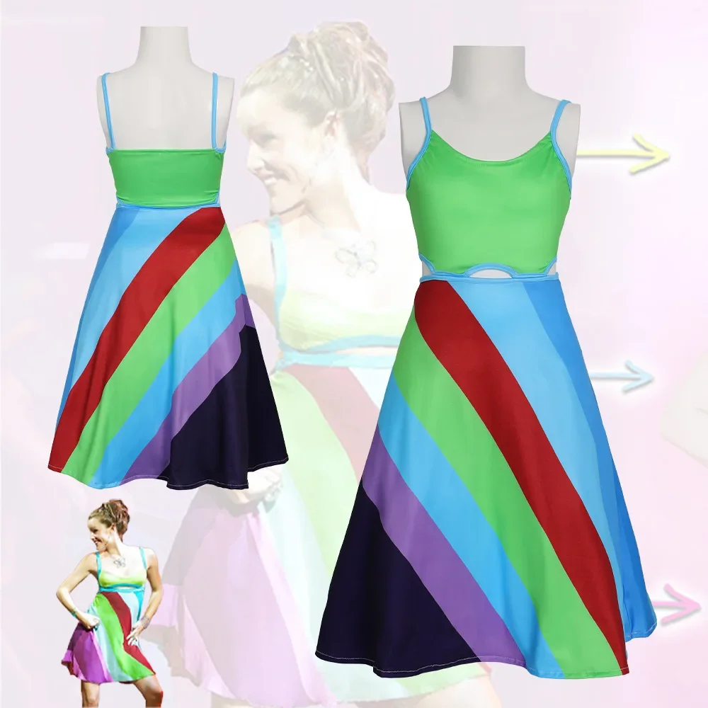 goodGirl Dream Trenta Cosplay Abito verde con fionda Film 13 Going on 30 personaggi Cosplay