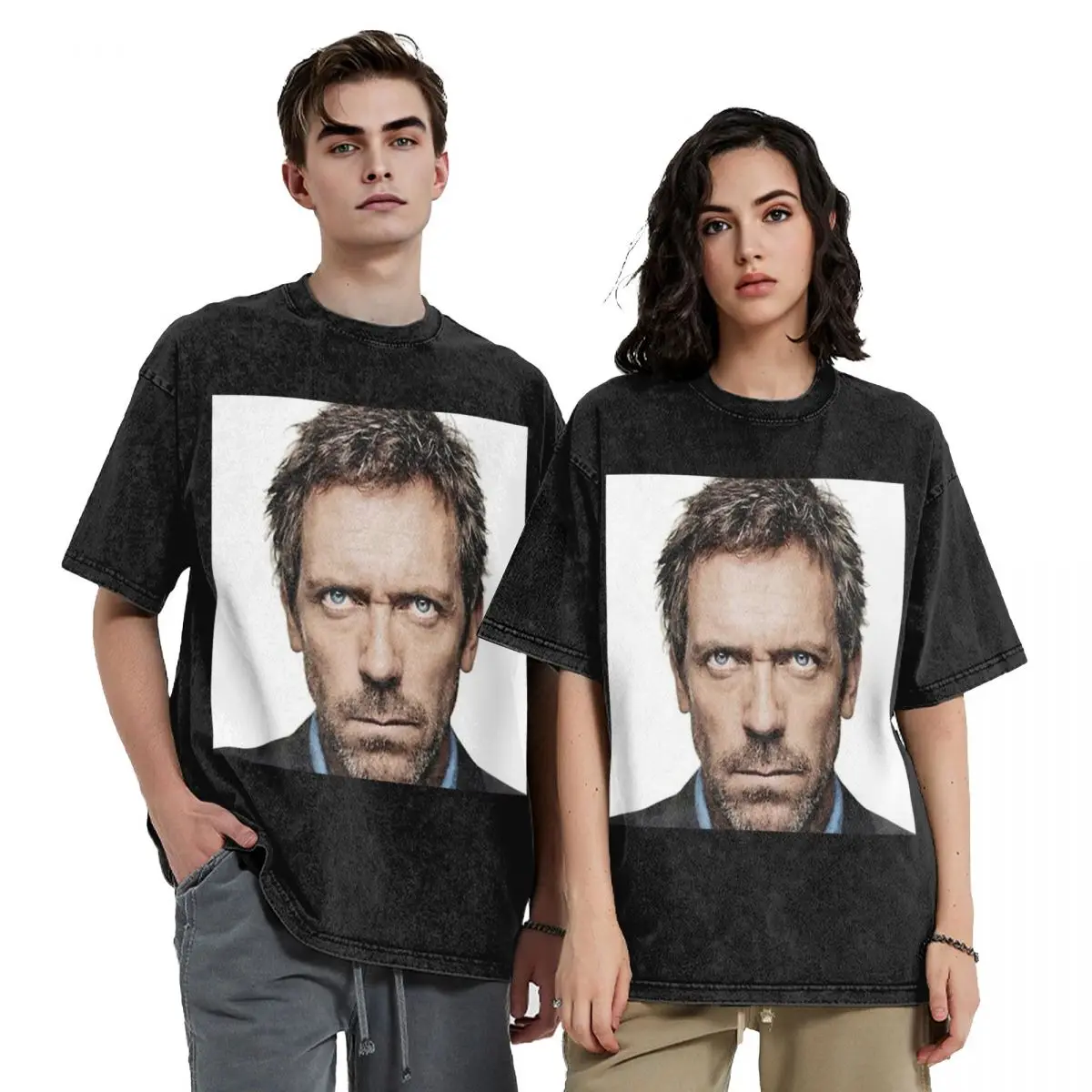 

Футболки с короткими рукавами House MD в стиле хип-хоп, потертые футболки, уличная футболка, повседневная футболка для мужчин и женщин