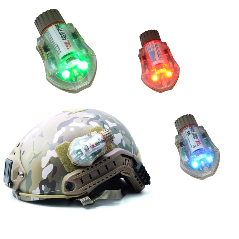 

FMA Helmet Light Tactical Outdoor Survival Accessories Strobe Green/Red/Blue Light