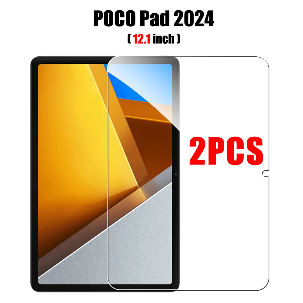 2 stuks gehard glas schermbeschermer voor Xiaomi Poco Pad M1 12.1X1 11.2 film